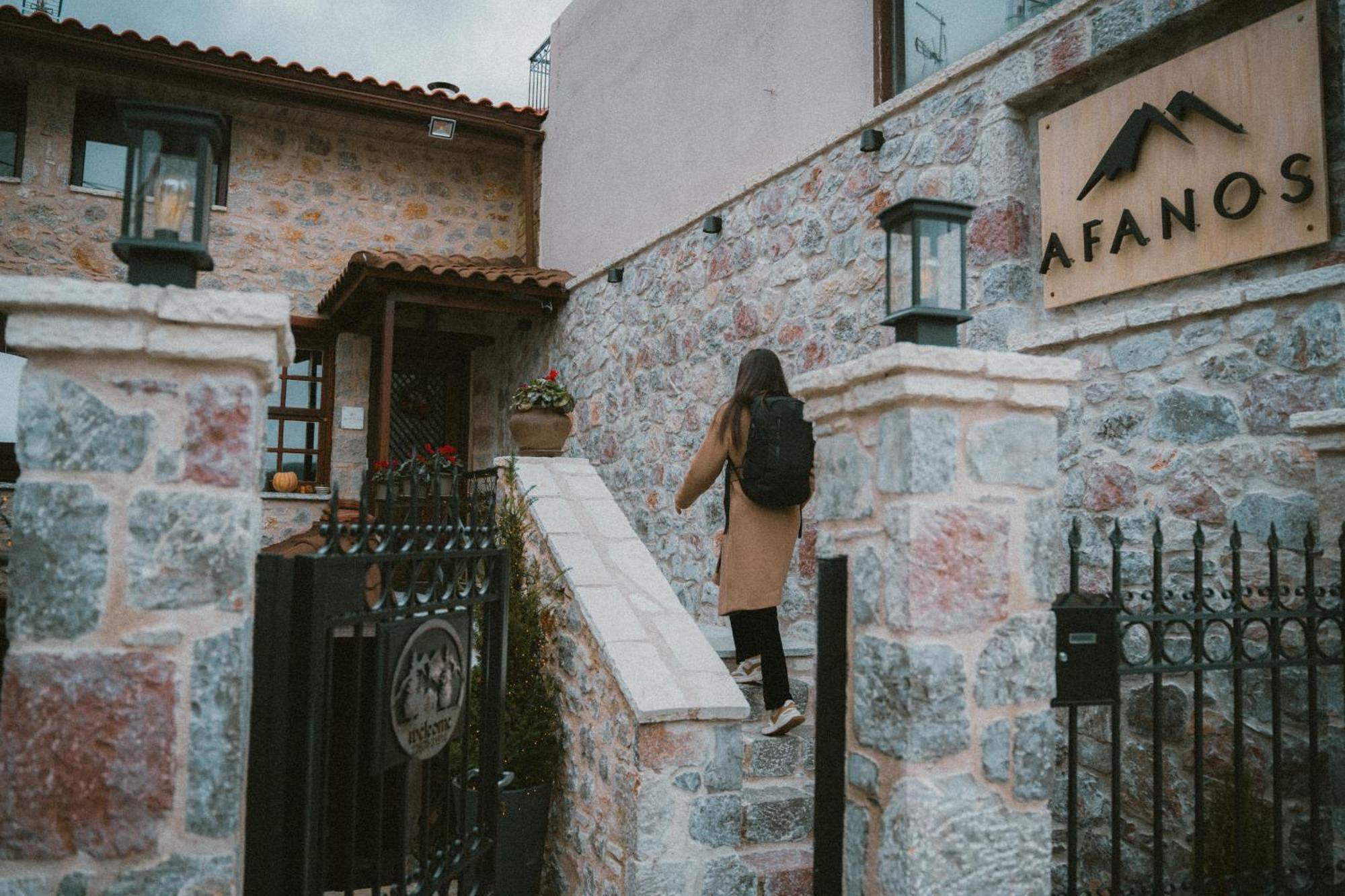 Afanos Guesthouse Arachova Exteriér fotografie